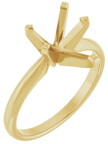 Sužadėtuvių Žiedas „Solitaire“ 14k yellow gold Pear 11mm x 7mm (1)