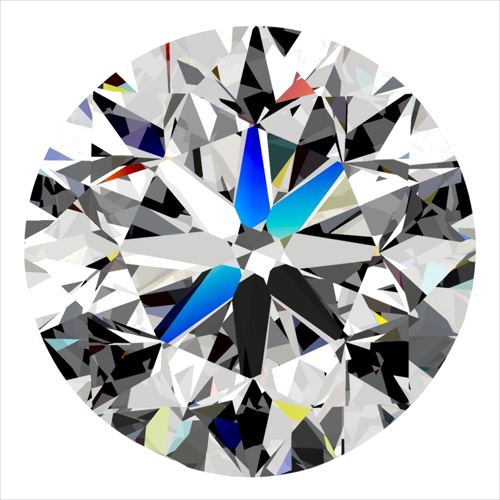 0.3 carat F-VVS2 Very Good cut Natūralus Round Deimantas (1)