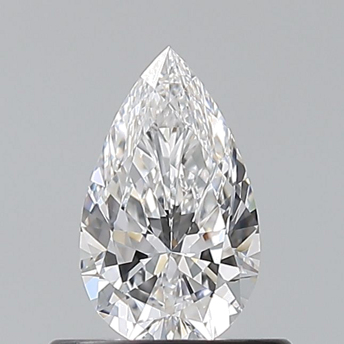 0.5 carat D-VVS1 Natūralus Pear Deimantas (1)