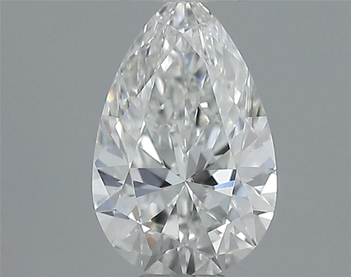 0.6 carat H-VVS2 Natūralus Pear Deimantas (1)