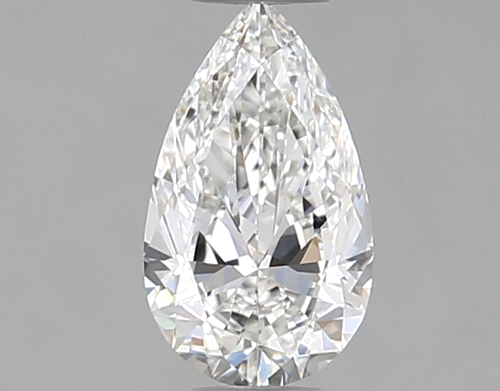 0.4 carat G-VVS1 Natūralus Pear Deimantas (1)