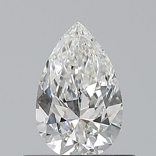 0.5 carat F-VS1 Natūralus Pear Deimantas (1)