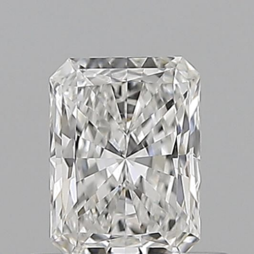 0.5 carat F-VVS1 Natūralus Radiant Deimantas (1)