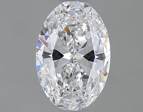 0.52 carat D-VVS2 Natūralus Oval Deimantas (1)