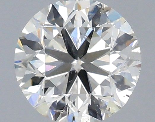 0.5 carat J-SI2 GD cut Natūralus Round Deimantas (1)