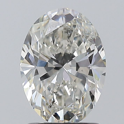 1.5 carat I-SI2 Natūralus Oval Deimantas (1)