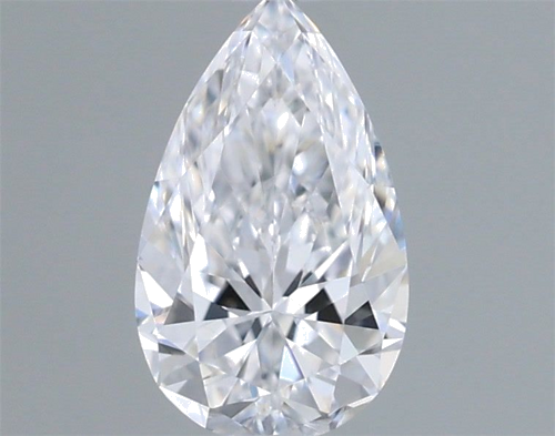 0.5 carat D-VVS2 Natūralus Pear Deimantas (1)