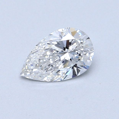 0.5 carat E-SI2 Natūralus Pear Deimantas (1)