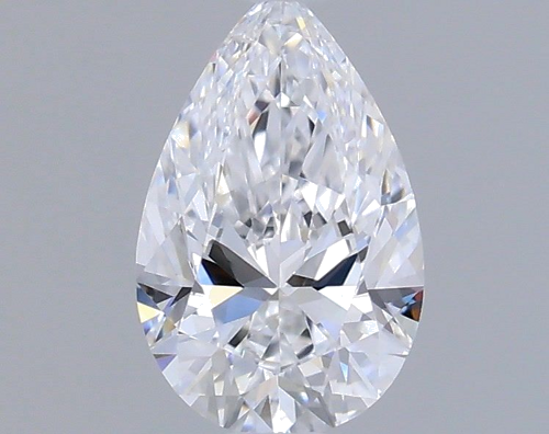 0.42 carat E-VVS1 Natūralus Pear Deimantas (1)