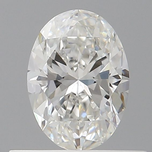 0.5 carat F-VVS2 Natūralus Oval Deimantas (1)