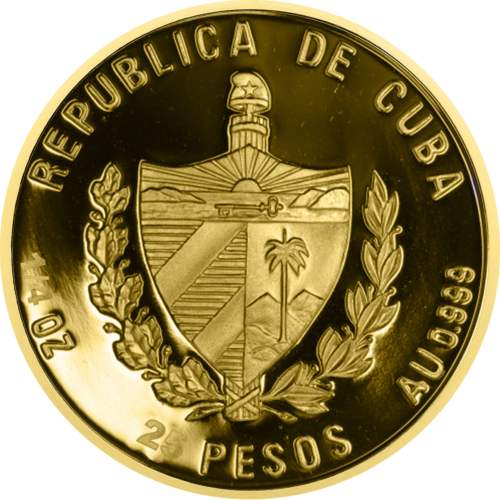 25 Peso FIFA Pasaules čempionāts futbolā Kuba 2006 Zelta monēta (2)