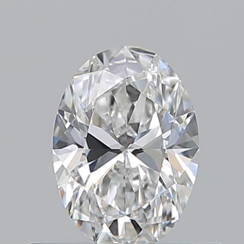 0.51 carat F-VVS1 Natūralus Oval Deimantas (1)