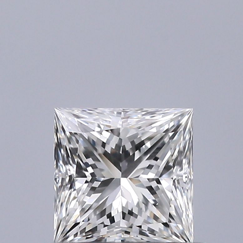 0.5 carat F-VVS1 Natūralus Princess Deimantas (1)