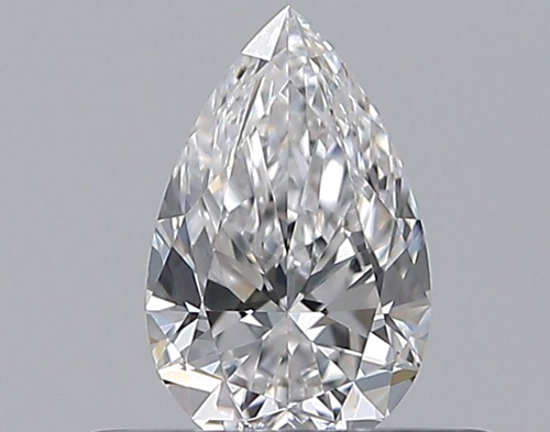 0.3 carat D-VVS1 Natūralus Pear Deimantas (1)