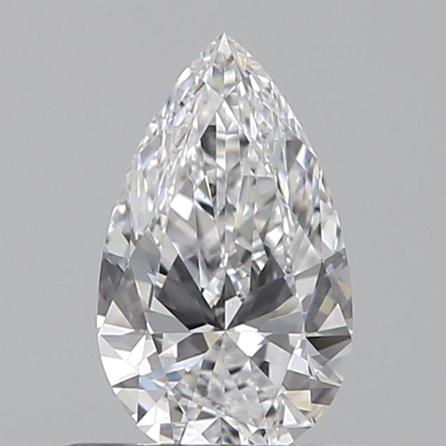 0.5 carat D-VS1 Natūralus Pear Deimantas (1)