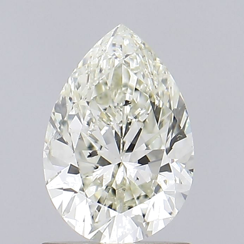 1.0 carat K-SI2 Natūralus Pear Deimantas (1)