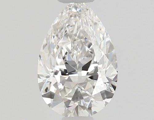 0.5 carat F-IF Natūralus Pear Deimantas (1)