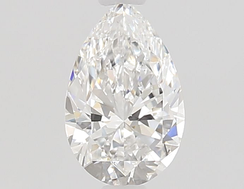 0.6 carat D-VS2 Natūralus Pear Deimantas (1)
