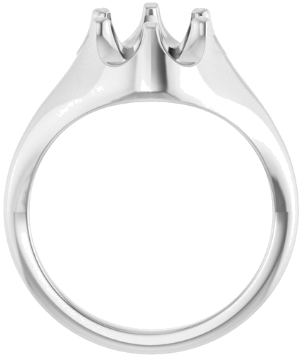 Sužadėtuvių Žiedas „Belcher Solitaire“ 950 Platinos Oval 9mm x 7mm (2)