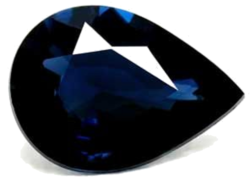 0.64 carat BLUE Pear Safyras (1)