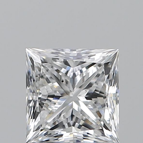 1.02 carat D-SI1 Natūralus Princess Deimantas (1)