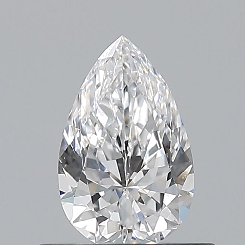0.5 carat D-VS2 Natūralus Pear Deimantas (1)