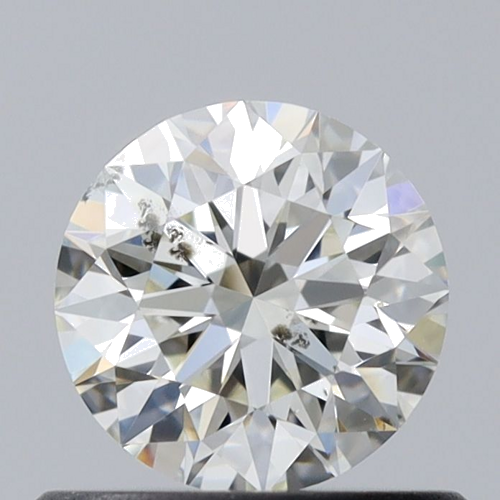 0.51 carat I-SI2 Excellent cut Natūralus Round Deimantas (1)