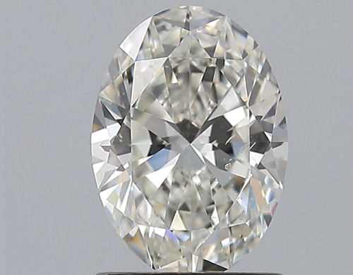 1.23 carat H-SI1 Natūralus Oval Deimantas (1)