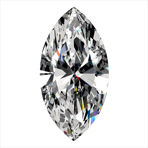 0.3 carat D-VVS1 Natūralus Marquise Deimantas (1)