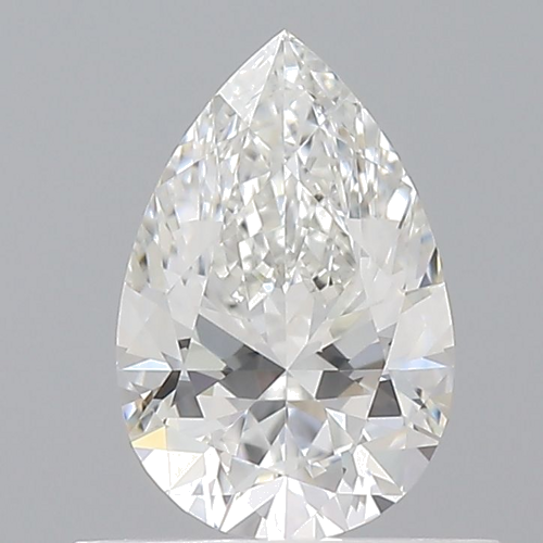0.5 carat H-VVS1 Natūralus Pear Deimantas (1)