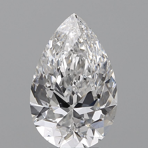 4.02 carat E-SI1 Natūralus Pear Deimantas (1)
