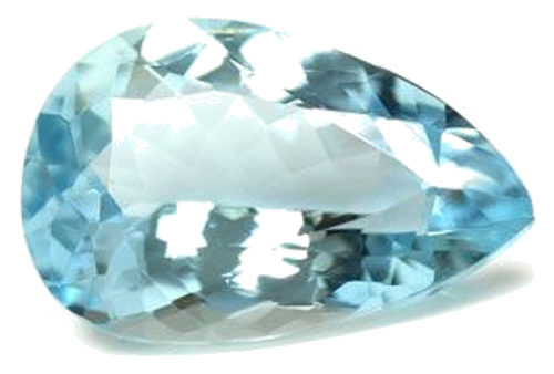 3.22 carat BLUE Pear Aquamarine (1)