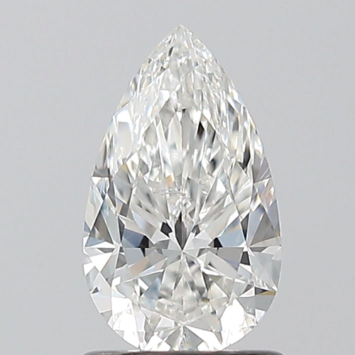 1.01 carat F-SI2 Natūralus Pear Deimantas (1)