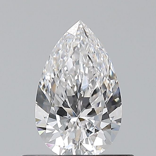0.53 carat D-VVS2 Natūralus Pear Deimantas (1)