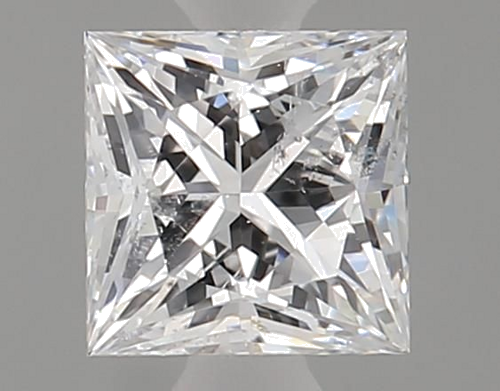 0.45 carat E-SI2 Natūralus Princess Deimantas (1)