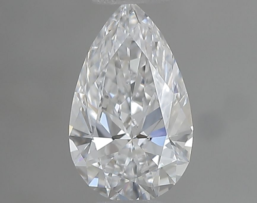 0.3 carat D-VS1 Natūralus Pear Deimantas (1)