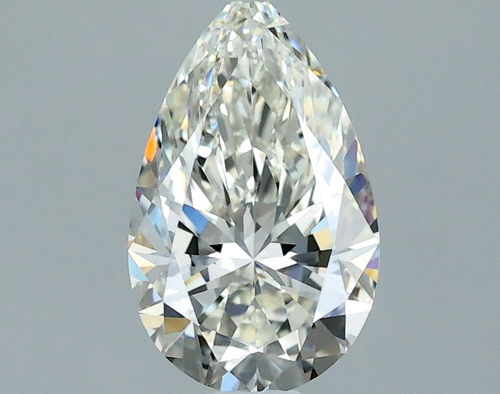 0.74 carat J-IF Natūralus Pear Deimantas (1)