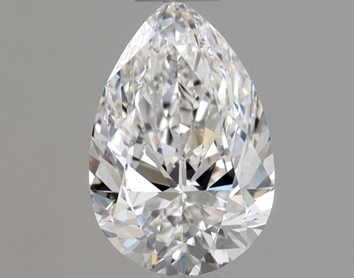 0.52 carat E-VS2 Natūralus Pear Deimantas (1)