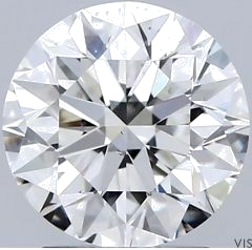 2.01 carat I-SI1 Excellent cut Natūralus Round Deimantas (1)