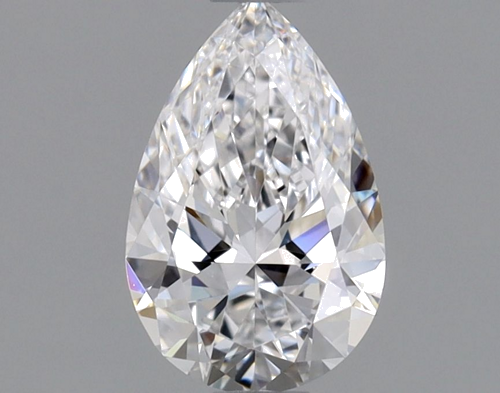 0.7 carat D-VS2 Natūralus Pear Deimantas (1)