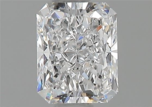 0.57 carat D-VVS2 Natūralus Radiant Deimantas (1)