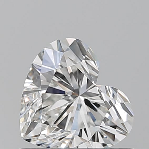 0.64 carat G-VVS2 Natūralus Heart Deimantas (1)
