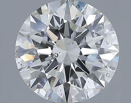2.01 carat H-SI2 Excellent cut Natūralus Round Deimantas (1)