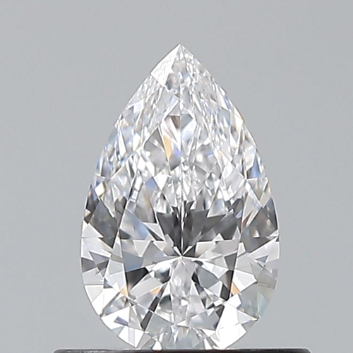 0.5 carat D-VVS2 Natūralus Pear Deimantas (1)