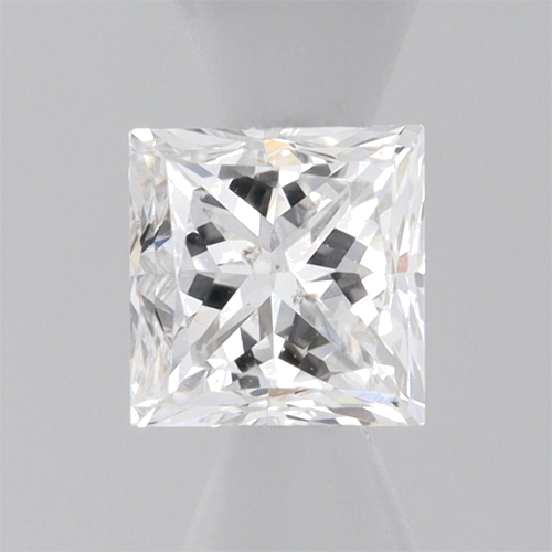 0.5 carat F-SI2 Natūralus Princess Deimantas (1)