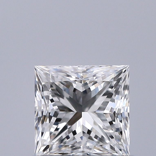 0.57 carat E-VVS1 Natūralus Princess Deimantas (1)