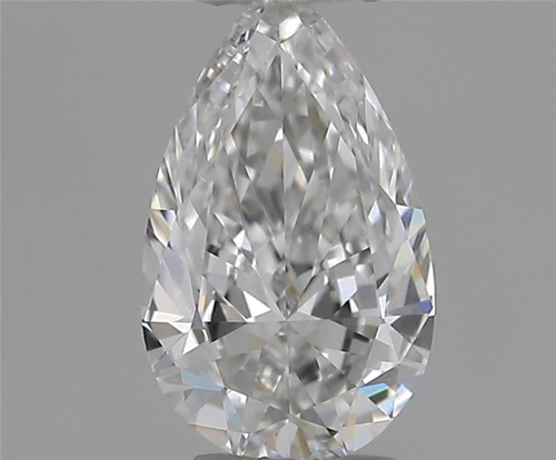0.3 carat E-VVS1 Natūralus Pear Deimantas (1)