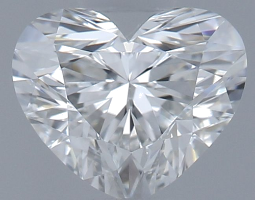 0.5 carat F-SI1 Natūralus Heart Deimantas (1)