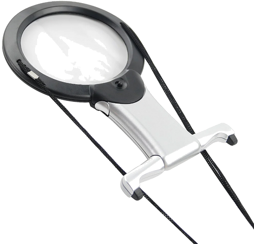 Универсальная лупа с LED подсветкой 2x 6x (5)