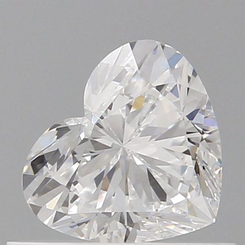 0.52 carat D-VVS1 Natūralus Heart Deimantas (1)